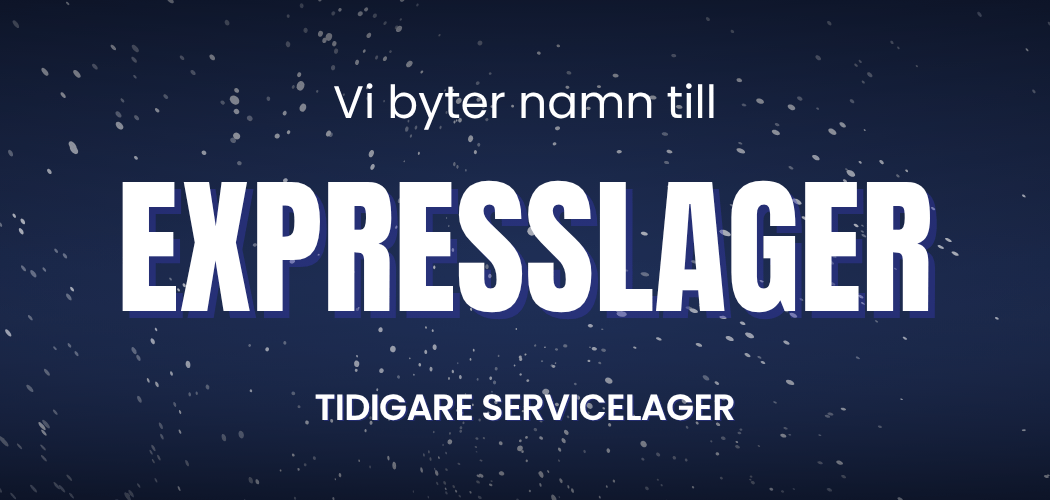 Vi byter namn till expresslager