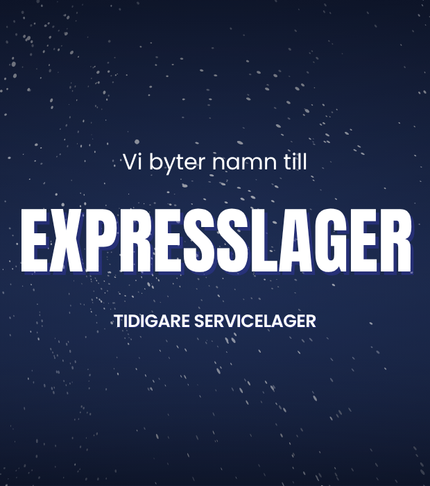 Vi byter namn till expresslager