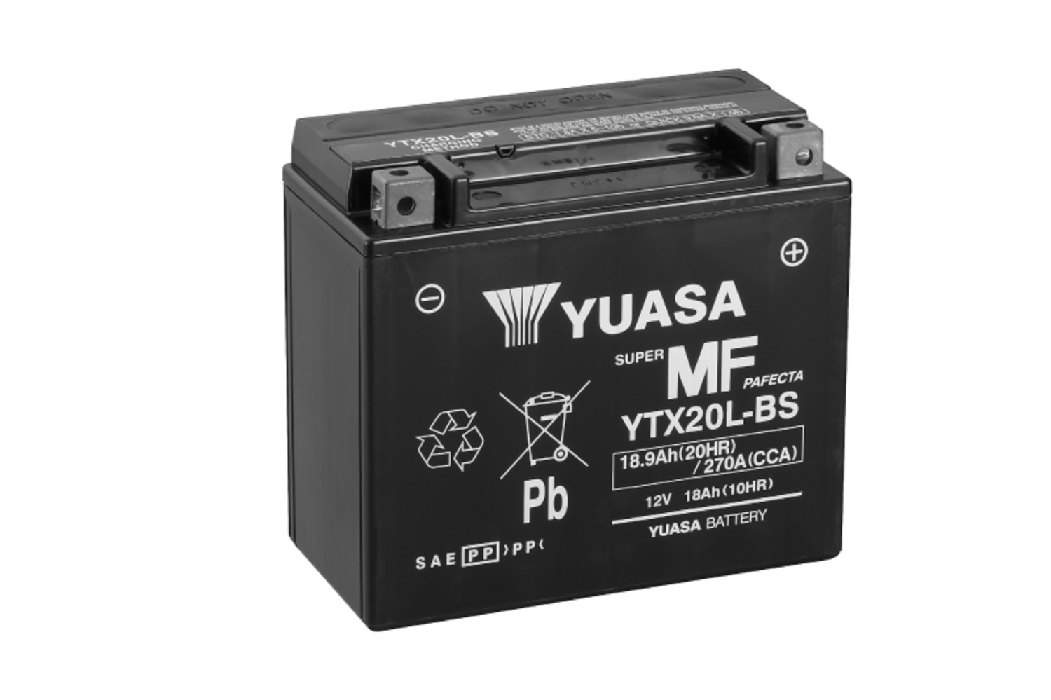 STARTBATTERI MC YUASA 270 A / 18 Ah