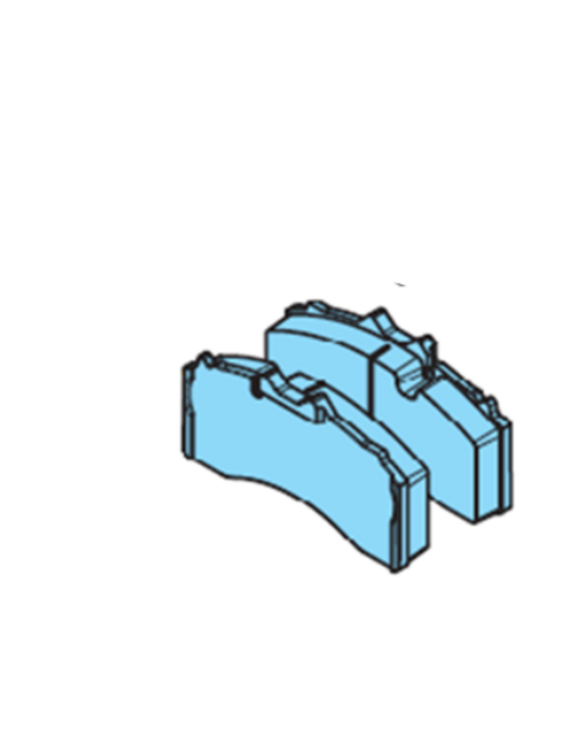 **BROMSBELÄGGSATS TSB3709