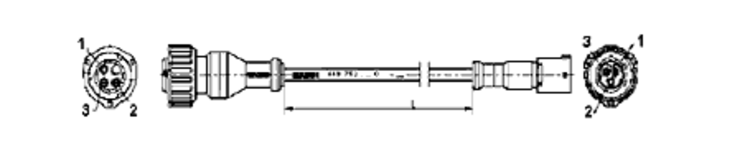 STRÖMFÖRSÖRJNINGSSKABEL (10M)