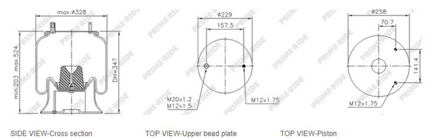 **LUFTFJÄDERBÄLG PRIME-RIDE