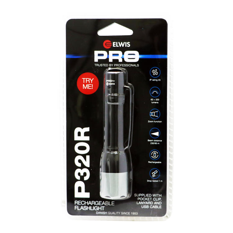 FICKLAMPA 320LM LADDNINGSBAR