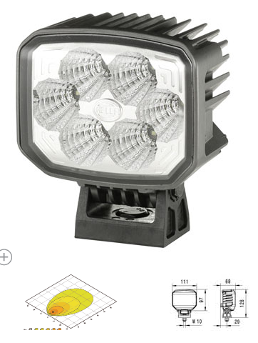 ARBETSBELYSNING HELLA POWER BEAM