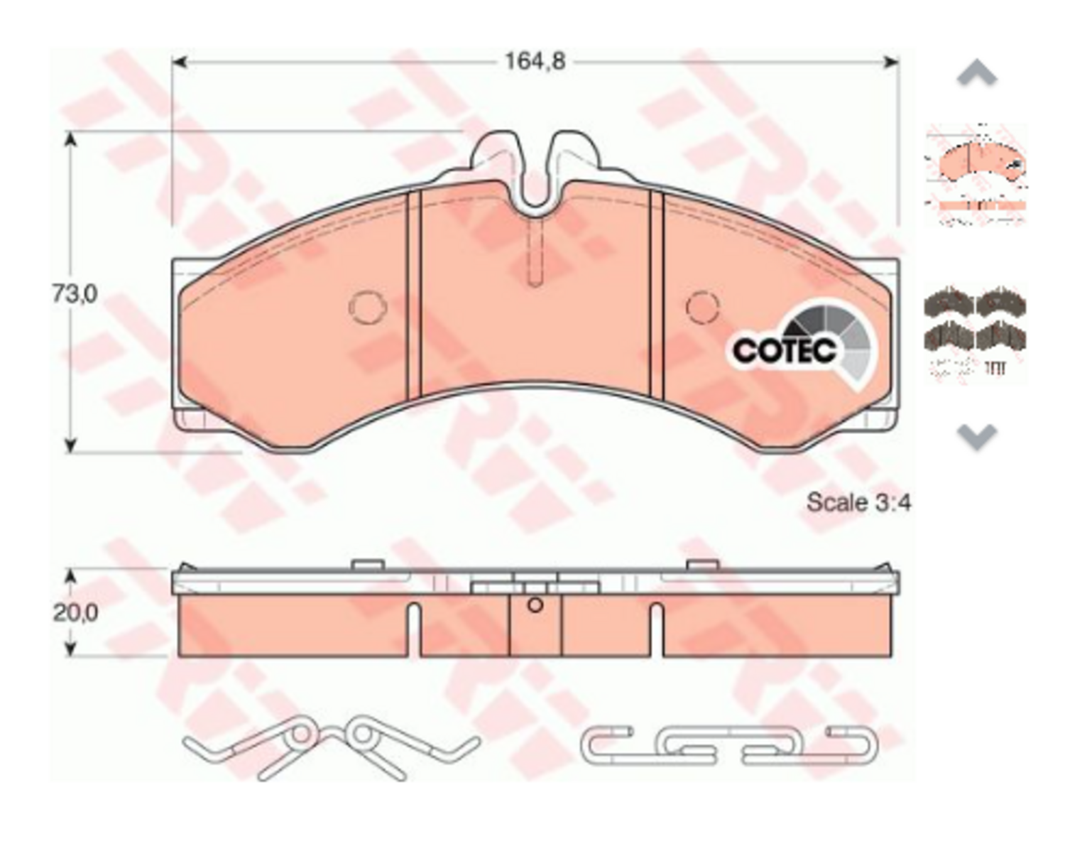 SKIVBROMSBELÄGGSATS