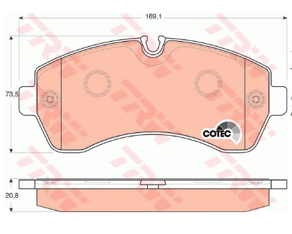 SKIVBROMSBELÄGGSATS