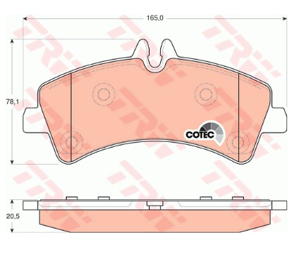 SKIVBROMSBELÄGGSATS