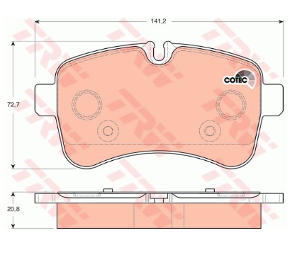 SKIVBROMSBELÄGGSATS