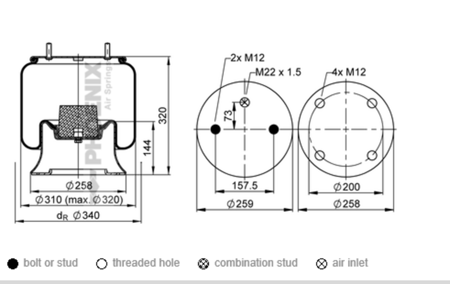 LUFTFJÄDERBÄLG PHOENIX