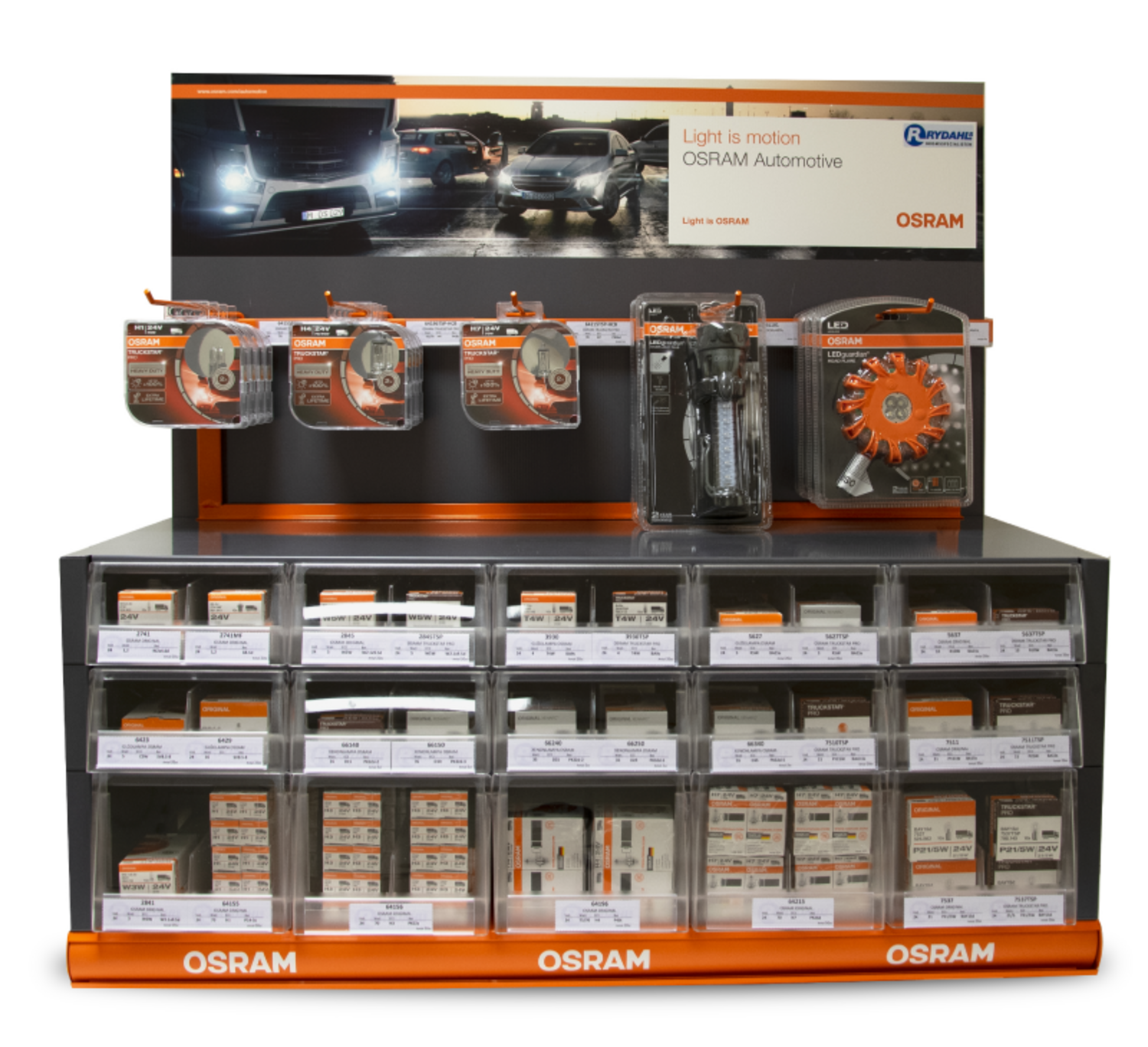 SORTIMENTSKÅP 24V OSRAM (STOR)