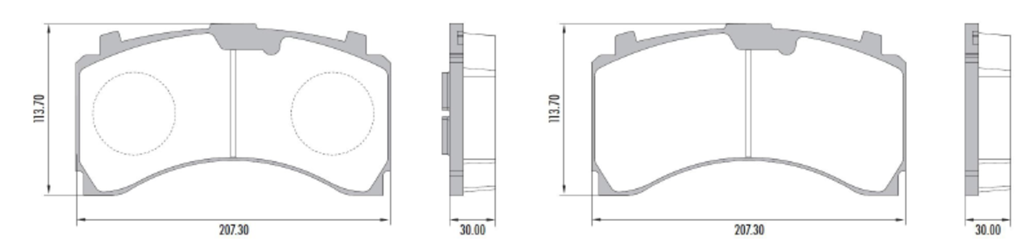 **SKIVBROMSBELÄGGSATS
