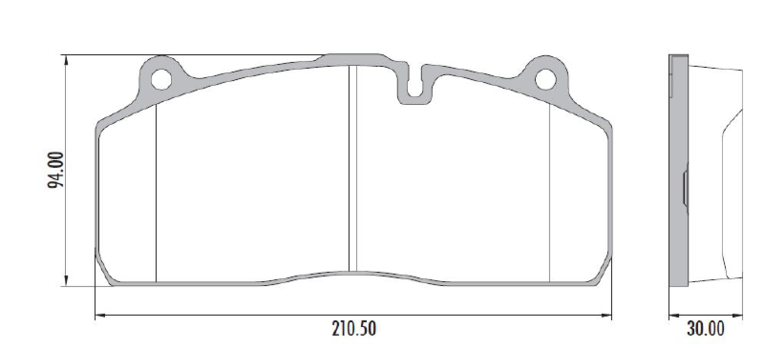 SKIVBROMSBELÄGGSATS
