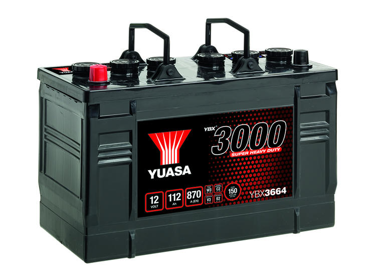 STARTBATTERI YUASA 870 A / 112 Ah