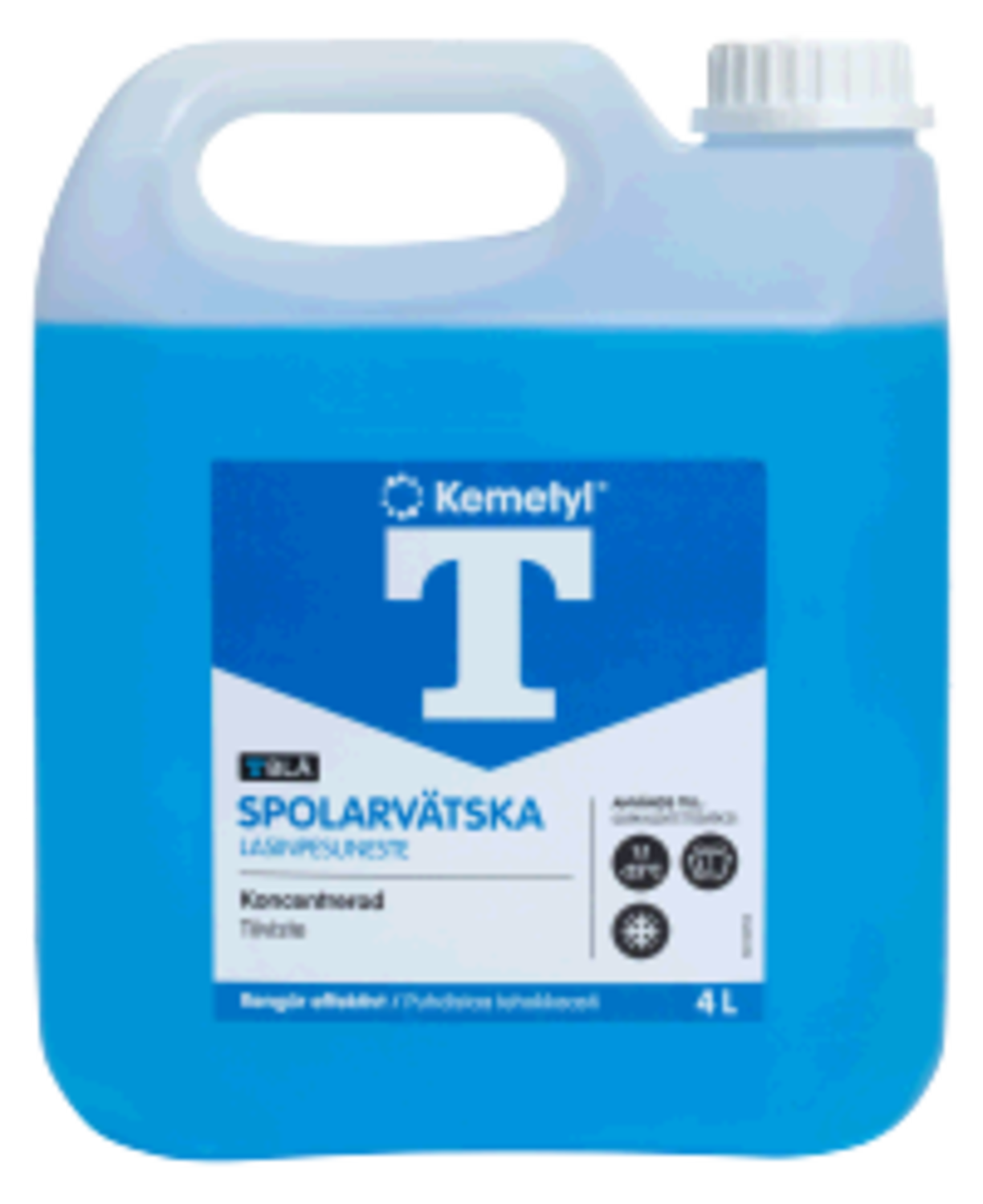 T-BLÅ SPOLARVÄTSKA KONC 4L