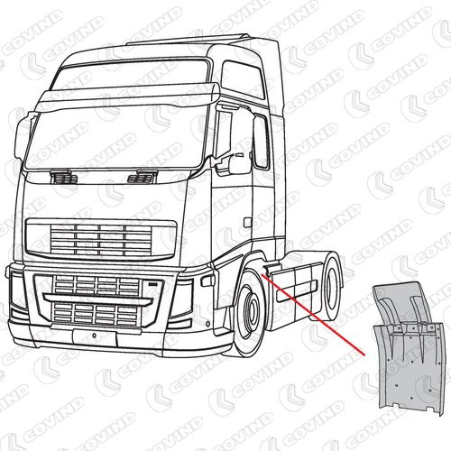 STÄNKSKÄRM FRAM, BAKRE