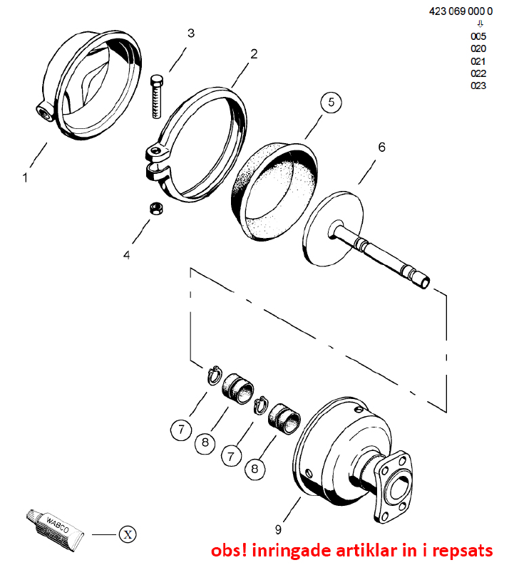 REP.SATS MEMBRANCYLINDER