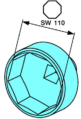 HYLSA AXELMUTTER BPW ECO-PLUS