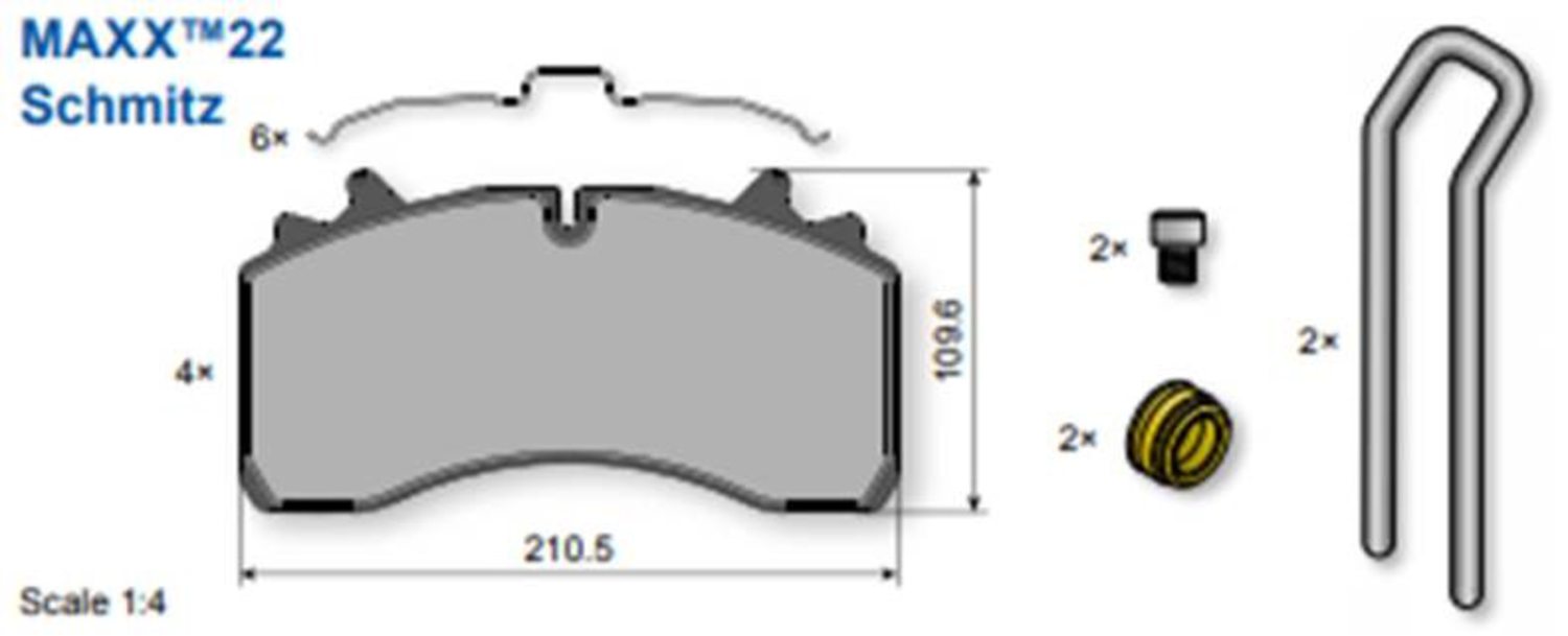 **SKIVBROMSBELÄGGSATS