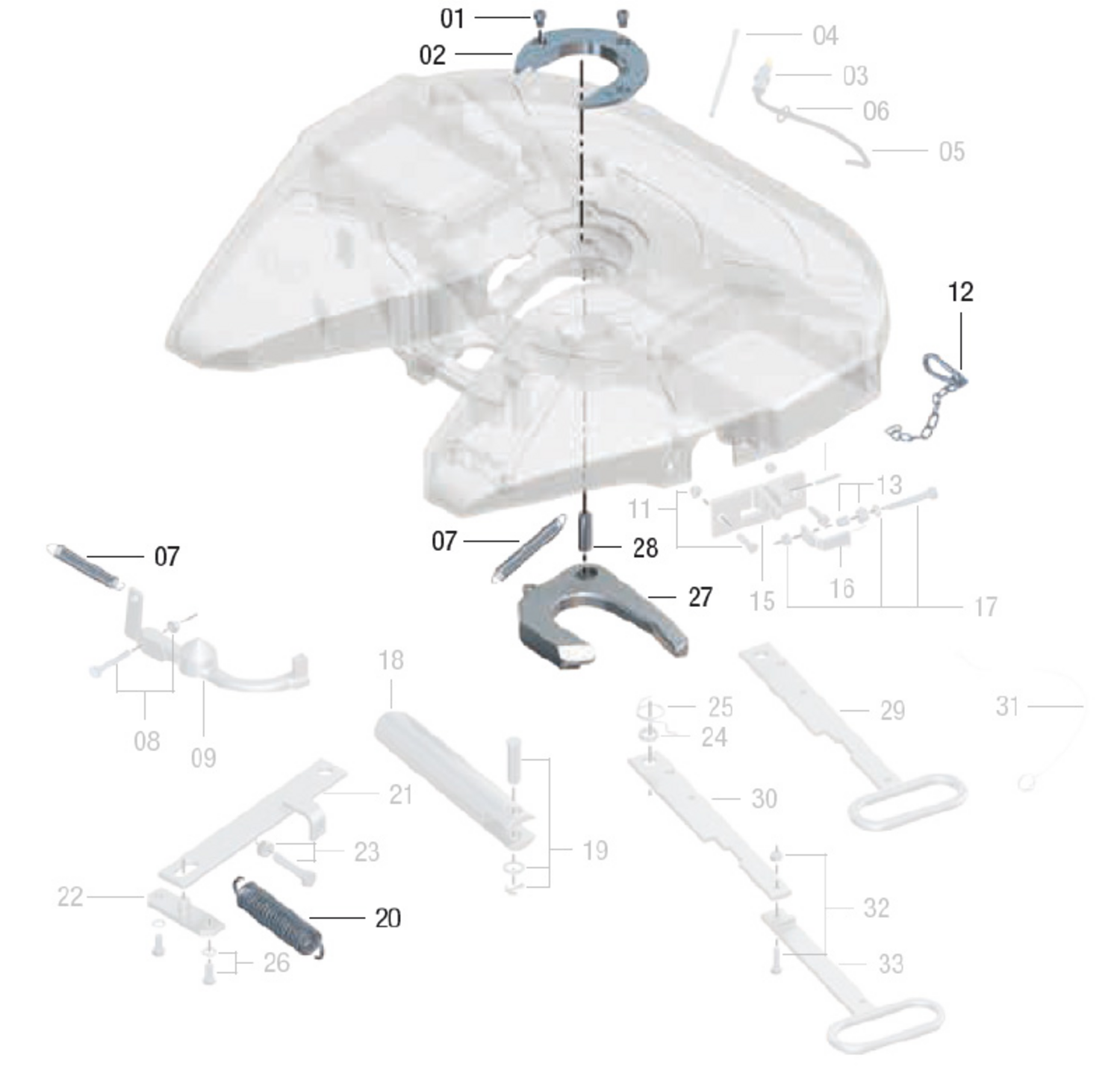 REPSATS, KOPPLING JOST VÄNDSKIVA KPL