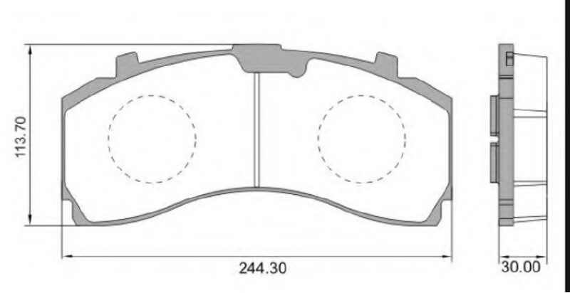 **SKIVBROMSBELÄGGSATS