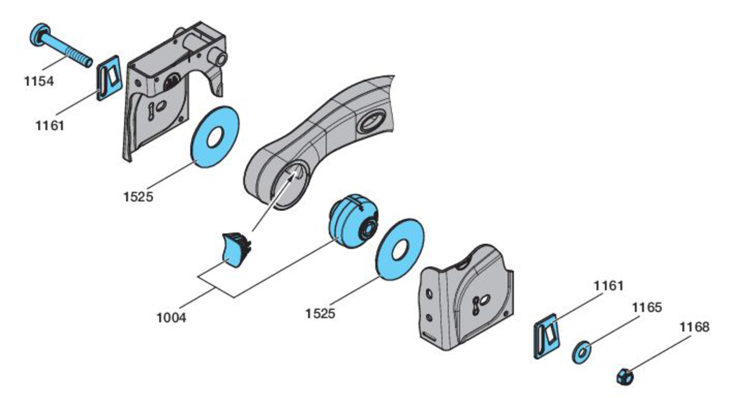 REP.SATS LAGRING FRÄMRE FÄSTE EAC