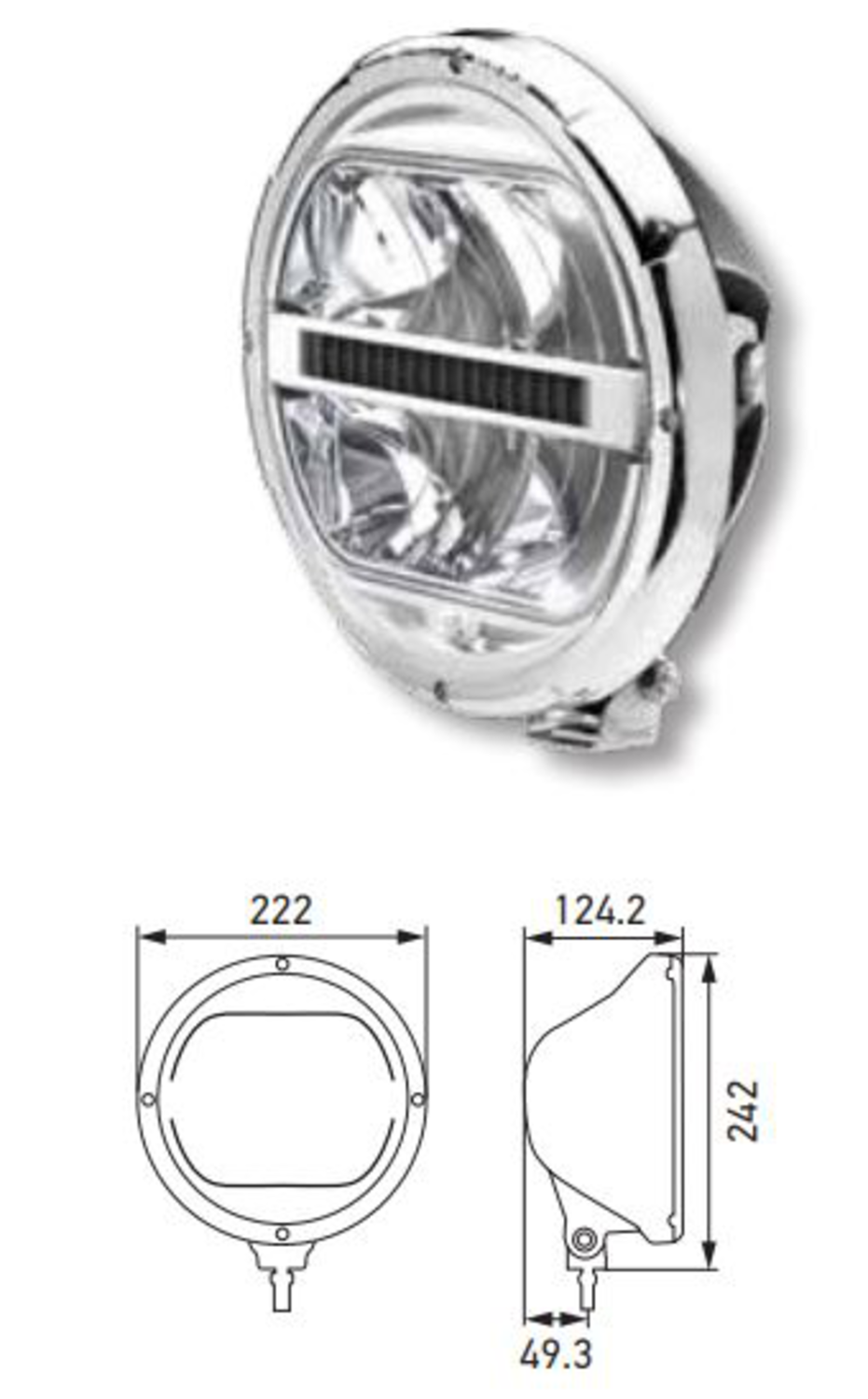 EXTRALJUS HELLA RALLYE 3003 LED