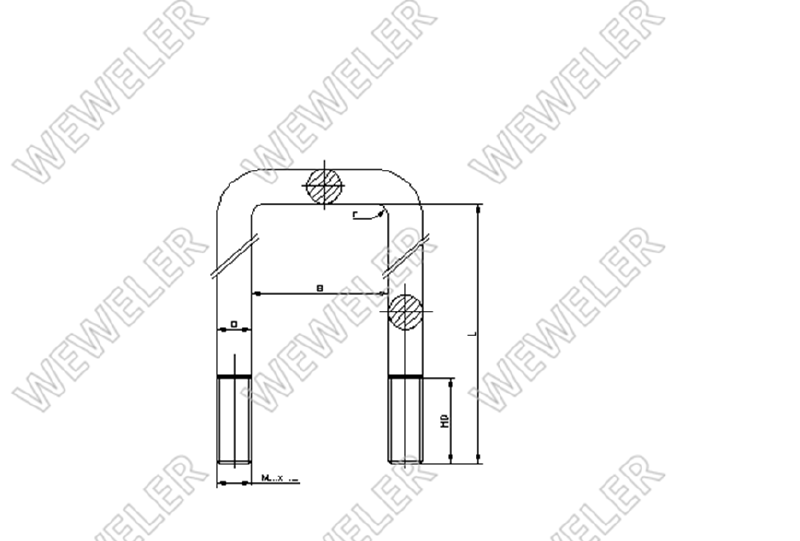 FJÄDERKRAMPA+ MUTTER