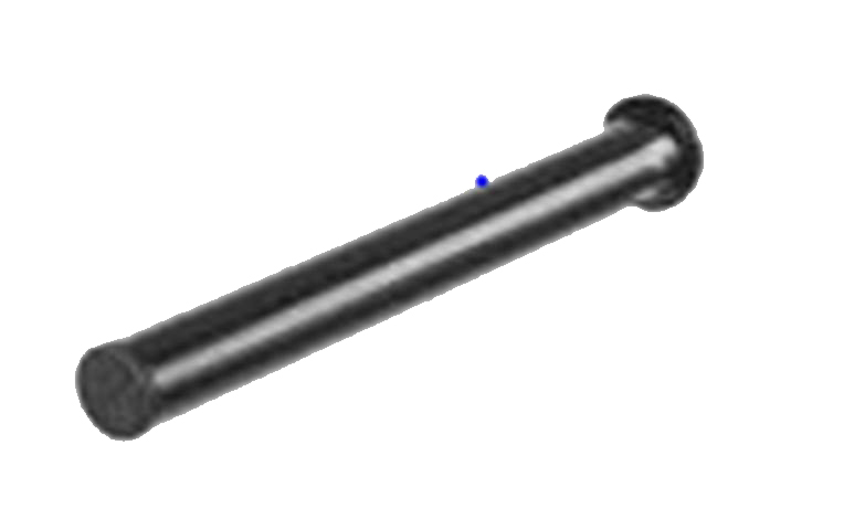 SKÄRMSTAG RÖR SVART 540MM