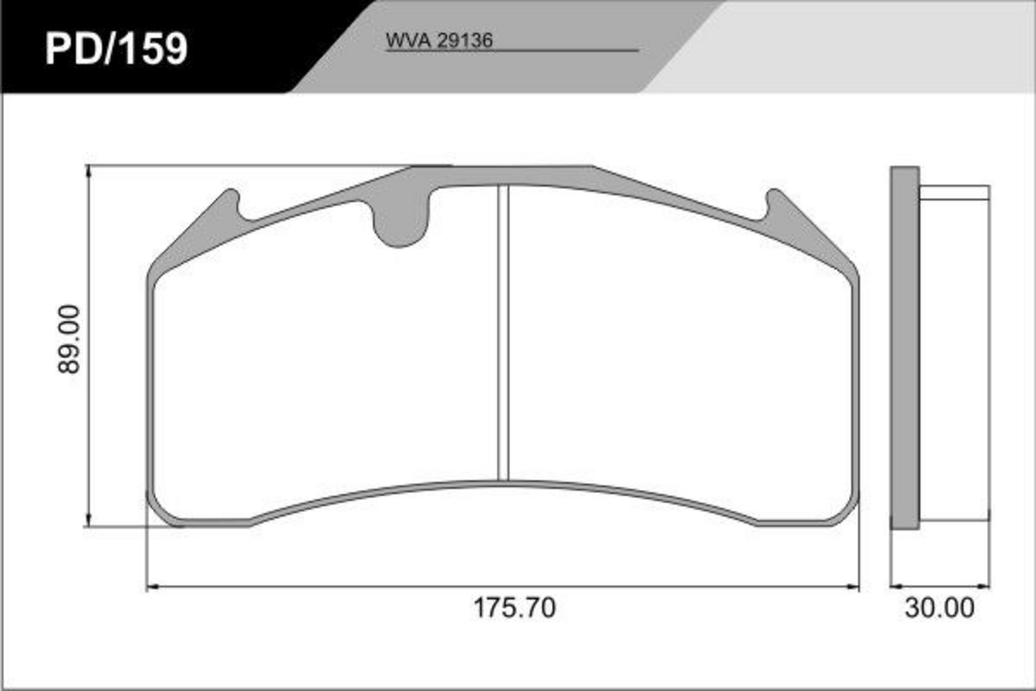 SKIVBROMSBELÄGGSATS