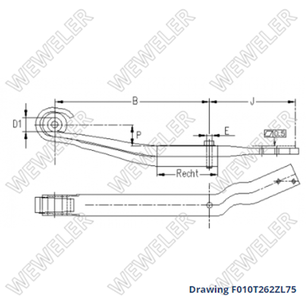 LUFTFJÄDERARM VÄNSTER