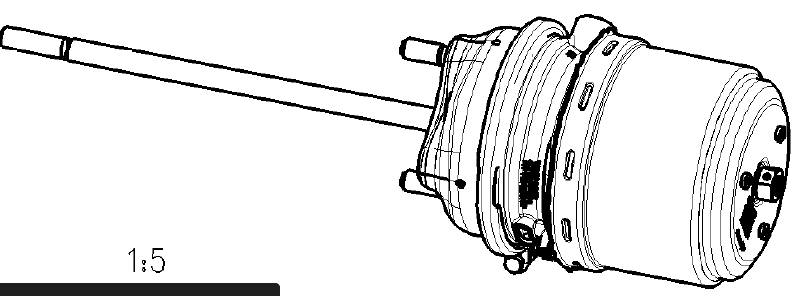 FJÄDERBROMSCYLINDER