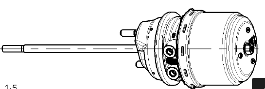 FJÄDERBROMSCYLINDER