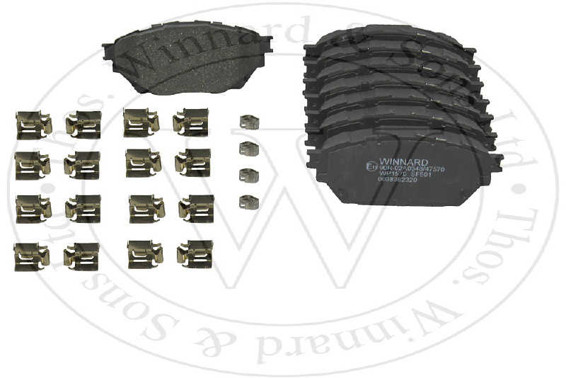 SKIVBROMSBELÄGGSATS