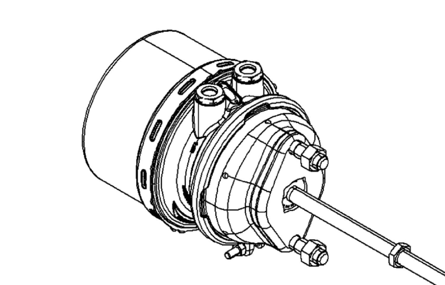 FJÄDERBROMSCYLINDER