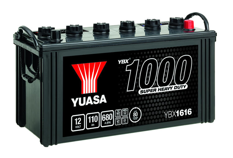 STARTBATTERI YUASA 680 A / 110 Ah