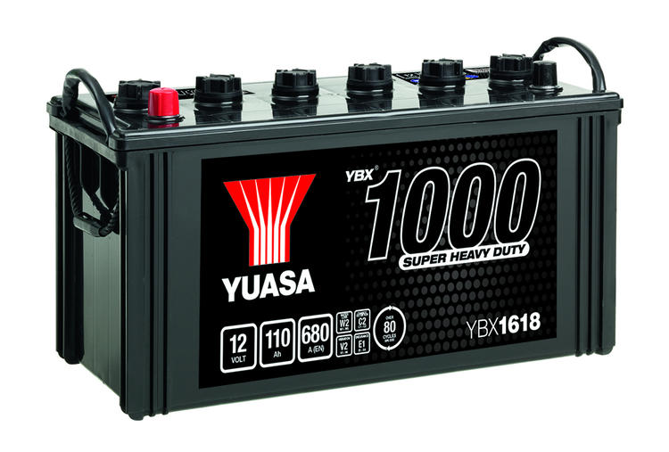 STARTBATTERI YUASA 680 A / 110 Ah