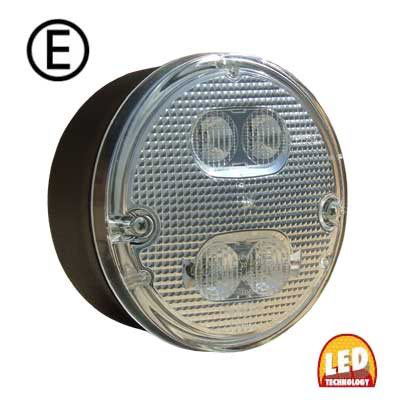 DIM OCH BACKLJUS LED 12/24V DIAM: 140MM DJUP: 85MM
