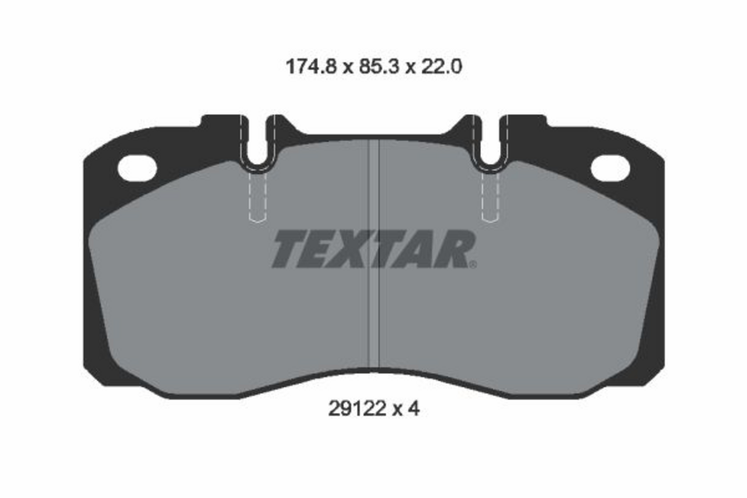 SKIVBROMSBELÄGGSATS TEXTAR