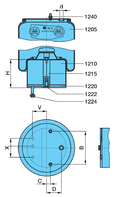 LUFTFJ.BÄLG 36-2/120 VÄ