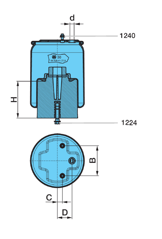 LUFTFJ.BÄLG AL2 30/0