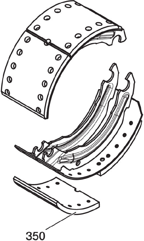 BROMSBELÄGGSATS SN4218 18,00