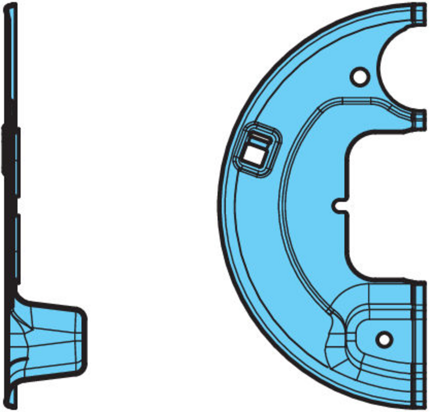 TÄCKPLÅT VÄ ÖVRE