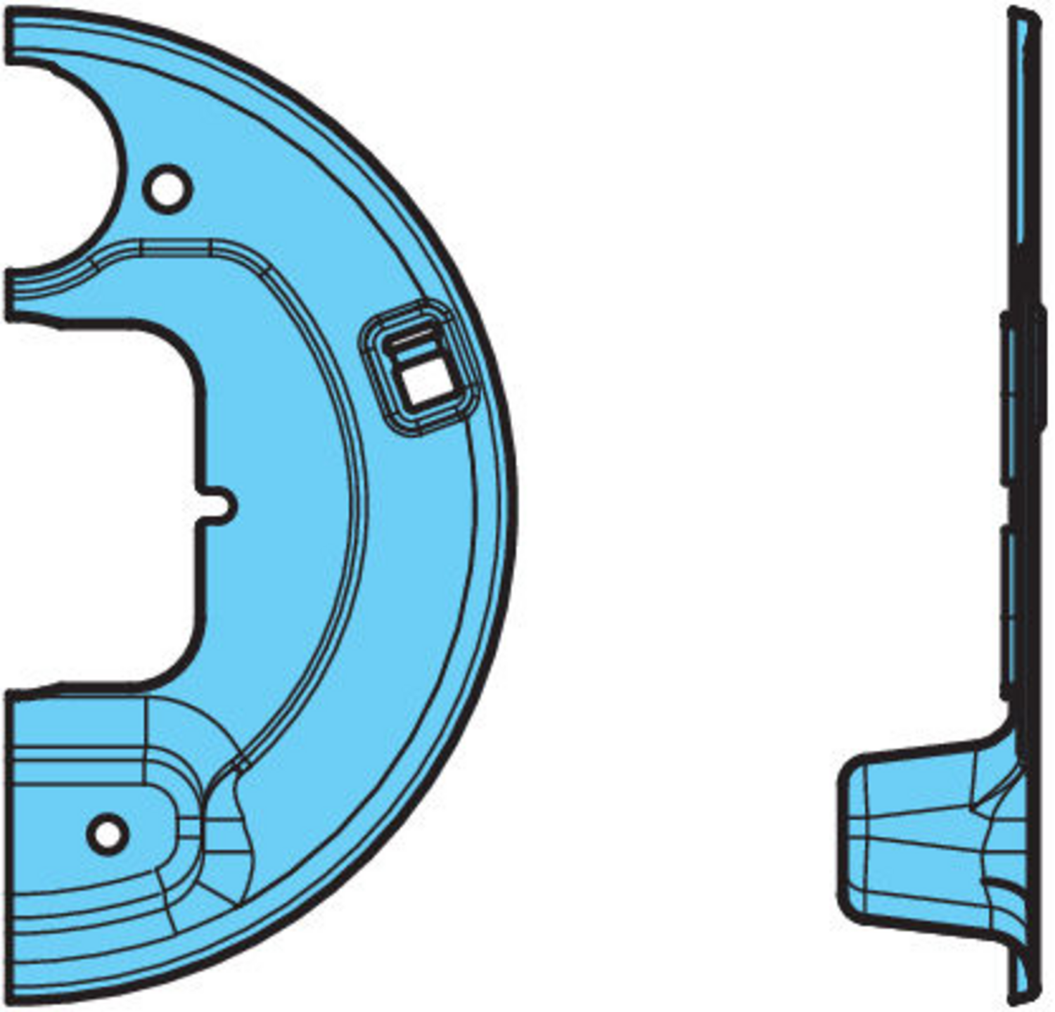 TÄCKPLÅT HÖ ÖVRE