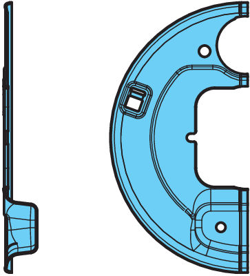 TÄCKPLÅT VÄ UNDRE SN3015 BPW95