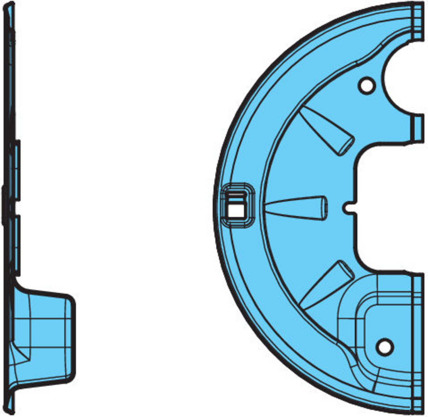 TÄCKPLÅT VÄ ÖVRE