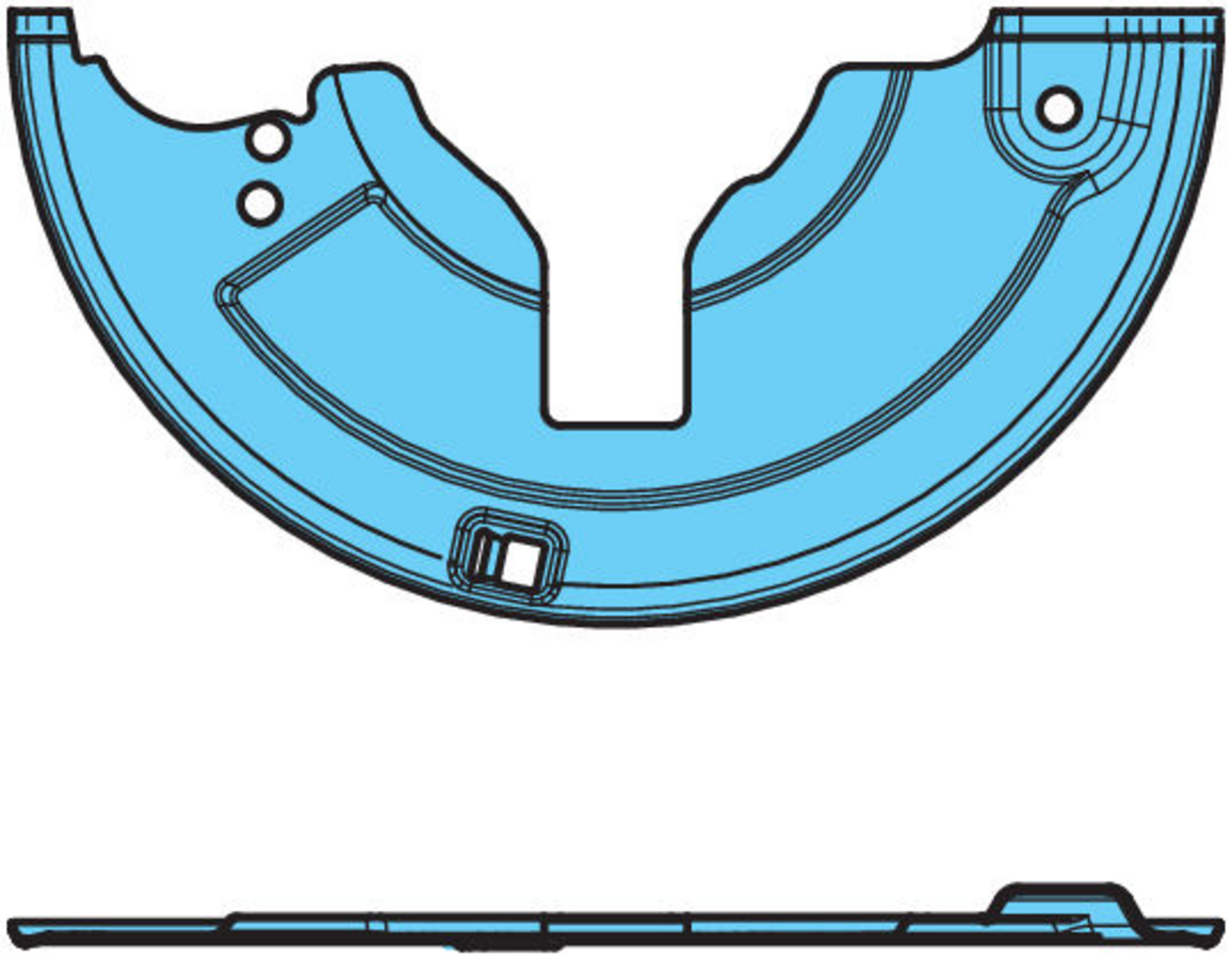 TÄCKPLÅT VÄ BAKRE T. H-LL