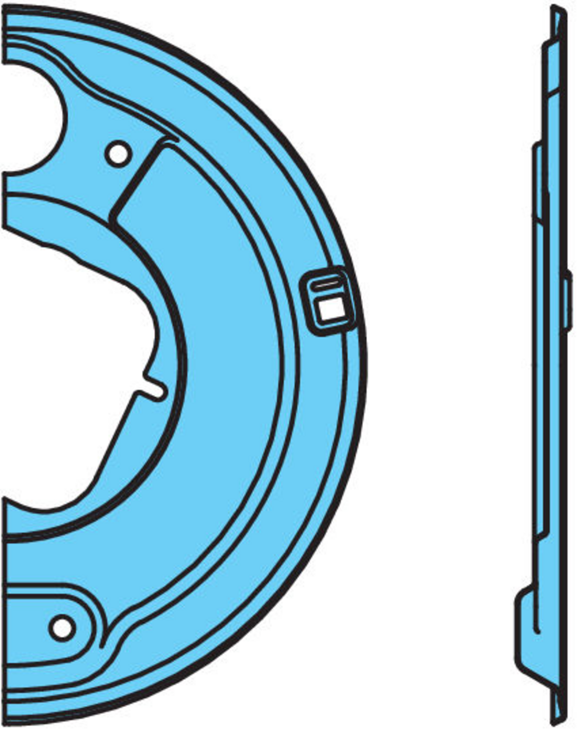 TÄCKPLÅT HÖ ÖVRE