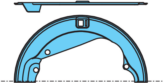 TÄCKPLÅT HÖ FRÄMRE #120