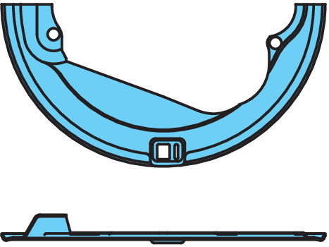 TÄCKPLÅT VÄ FRÄMRE SN3620