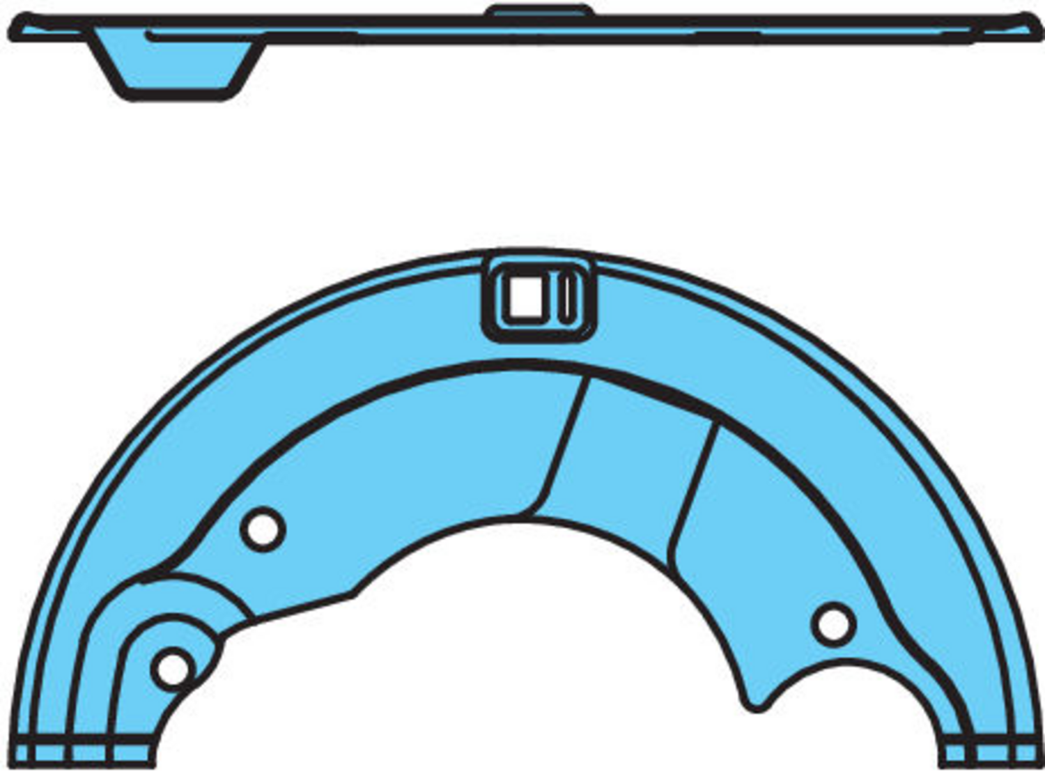 TÄCKPLÅT VÄ BAKRE SN3620